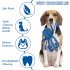 US Octopus Squeaky Plush Dog Toys Cartoon Animals Chew Resistant Dog Toys For Emotions Relief Teeth Cleaning blue