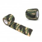 US Outdoor Camouflage Tape Stretchable Reusable Non-woven Self-adhesive Cycling Sports Bandage Jungle camouflage