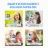 US P1 Children Instant Camera Mp3 Printing Camera with Print Paper 2 4 Inch HD Camcorder Sky Blue