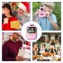 US P1 Children Instant Camera Mp3 Printing Camera with Print Paper 2 4 Inch HD Camcorder Sky Blue