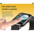 US P22 Smart Watch Heart Rate Sleep Monitor Waterproof Sports Fitness Smartwatch Silver Shell Pink Belt