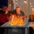 US PIONEERWORKS 28 Inch Propane Fire Pit Table 50000BTU Rectangle Fire Table With Cover