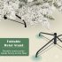 US PVC 7 5ft Artificial Christmas Tree With 400 LED Lights 1050 Branch Tips Outdoor Indoor Xmas Tree For Christmas Decorations Green