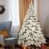 US PVC 7 5ft Artificial Christmas Tree With 400 LED Lights 1050 Branch Tips Outdoor Indoor Xmas Tree For Christmas Decorations Green