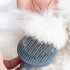 US Pet Cat Self Comb Wall Corner Massage Comb Stainless Steel Hair Pet Removal Brush pink