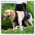 US Pet Dog Camouflage Assistive Sling Help Lift Rear Legs Chest Strap Leash Harness For Elderly Disabled Injured Dogs camouflage blue XL