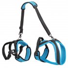 US Pet Dog Carry Sling Pet Legs Support Rehabilitation Lift Harness For Disabled Injured Elderly Dog Joint Injuries Arthritis blue M
