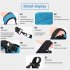 US Pet Dog Carry Sling Pet Legs Support Rehabilitation Lift Harness For Disabled Injured Elderly Dog Joint Injuries Arthritis blue M