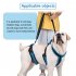 US Pet Dog Carry Sling Pet Legs Support Rehabilitation Lift Harness For Disabled Injured Elderly Dog Joint Injuries Arthritis blue M