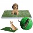 US Pet Dog Cat Artificial Grass Toilet Mat Indoor Potty Trainer Grass Turf Pad Pet Supplies M
