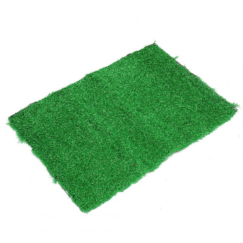 US Pet Dog Cat Artificial Grass Toilet Mat Indoor Potty Trainer Grass Turf Pad Pet Supplies M