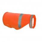 US Pet Dog High Visibility Reflective Safety Vest for Outdoor Work Walking Orange L