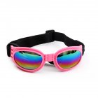 US Pet Dog Sunglasses Summer Windproof Foldable Sunscreen Anti-uv Goggles Pet Supplies pink one size