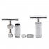 US Pollen Press Tool Heavy Duty Zinc Manual Handle Ultimate Pressure 152mm Metal Pollen Presser Compressor Silver