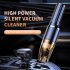 US Portable Auto Vacuum Cleaner Noise reducing Design Super Suction Handheld Wireless Home Vacuum Cleaner black