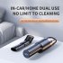 US Portable Auto Vacuum Cleaner Noise reducing Design Super Suction Handheld Wireless Home Vacuum Cleaner black