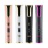 US Portable Automatic Hair Curler 806 Usb Rechargeable Smart Wireless Lcd Curling Iron  4800mah  pink