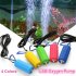 US Portable Mini USB Aquarium Fish Tank Oxygen Air Pump Mute Energy Saving Supplies Accessories light blue 2pcs