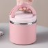 US Portable Stainless Steel Breakfast  Cup Soup Bowl Thermal Storage Container Sealed Bento Box With Handle blue 630 ml