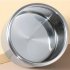 US Portable Stainless Steel Breakfast  Cup Soup Bowl Thermal Storage Container Sealed Bento Box With Handle blue 630 ml