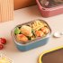 US Portable Stainless Steel Student Compartment Sealed Lunch Box Food  Container red