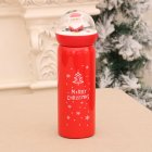 US Portable Thermo Mug Leakproof 304 Stainless Steel Vacuum Insulated Bottle Water Cup Christmas Gift tree