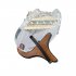 US Portable Wooden Kalimba Holder Stand Collapsible Stand Rack for Kalimba Thumb Piano Accessories Wood color