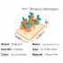 US Pulling Carrot Game Iq Educational Dog Toys Slow Food Leaking Training Playing Sniffing Pet Toys Supplies Yellow orange