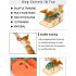 US Pulling Carrot Game Iq Educational Dog Toys Slow Food Leaking Training Playing Sniffing Pet Toys Supplies Yellow orange