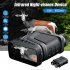 US R12 5x Digital Zoom Infrared Night Vision Binocular Telescope 1080P 300m Night Vision Device Black