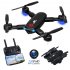 US ROWEQPP Mini Drone with 720P HD Camera Foldable Drone with 2 Batteries for Beginners