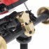 US Rc Model Car Brass Differential  Cover For Axial Scx24 90081 Rc Car Metal Upgrade Parts Gold