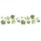 US Removable Wall Stickers Green Leaf Vine PVC Decals Self-adhesive Corner Wallpaper Decoration As shown