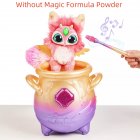 US Resin Magic Mixies + Magic Wand No Magic Formula Powder Stuffed Plush Toy Container rose Red