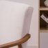 US Retro Single Sofa Chair 330 Lb Load Capacity Indoor Leisure Chair with Backrest Beige