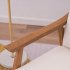 US Retro Single Sofa Chair 330 Lb Load Capacity Indoor Leisure Chair with Backrest Beige