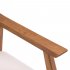 US Retro Single Sofa Chair 330 Lb Load Capacity Indoor Leisure Chair with Backrest Beige