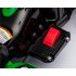 US Ride On Excavator 12V 2 Speeds Battery Powered Construction Vehicles Front Loader With Horn Safety Belt Digger For Boys Girls Birthday Christmas Gifts Green