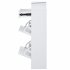 US Shoe Storage Cabinet With 2 Flip Drawers Tempered Glass Top Pulling Drawer LED Light Narrow Shoe Rack Cabinet Black