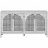 US Sideboard Cabinet With Rattan Door Metal Handles Adjustable Shelves 333lbs Load Capacity Multifunctional Storage Cabinet For Kitchen Dining Room Living Room 