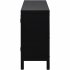 US Sideboard Cabinet With Rattan Door Metal Handles Adjustable Shelves 333lbs Load Capacity Multifunctional Storage Cabinet For Kitchen Dining Room Living Room 