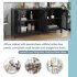 US Sideboard Cabinet With Rattan Door Metal Handles Adjustable Shelves 333lbs Load Capacity Multifunctional Storage Cabinet For Kitchen Dining Room Living Room 