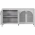 US Sideboard Cabinet With Rattan Door Metal Handles Adjustable Shelves 333lbs Load Capacity Multifunctional Storage Cabinet For Kitchen Dining Room Living Room 