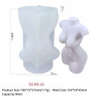 US Silicone Woman/Man Body Soap Molds 3D Human Candle Gypsum Chocolate Candle Valentine's Day Cake Clay Resin Mould sx-rx-16