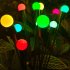 US Solar Powered Firefly Lights Ip65 Waterproof Starburst Swaying Garden Lamp For Courtyards Lawns Sidewalks Decor 8 heads warm white 4pcs pack