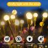 US Solar Powered Firefly Lights Ip65 Waterproof Starburst Swaying Garden Lamp For Courtyards Lawns Sidewalks Decor 8 heads warm white 4pcs pack