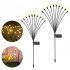 US Solar Powered Firefly Lights Ip65 Waterproof Starburst Swaying Garden Lamp For Courtyards Lawns Sidewalks Decor 8 heads warm white 4pcs pack