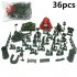 US Soldier Model Toy Plastic Army Men Figures Accessories Kit Decor Set Model Toys For Children Gift 22pcs