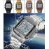 US Sports Watch Men Luxury Watches Waterproof Military LED Digital Wristwatch Silver