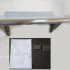 US Stainless Steel Wall Shelf 110 Lbs Load Heavy Duty Wall Mount Shelving For Kitchen Restaurant Laundry Room Bar 90 x 30cm